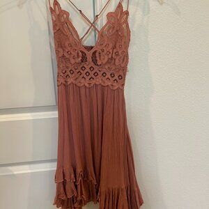 Free People Dusty Rose Dress
